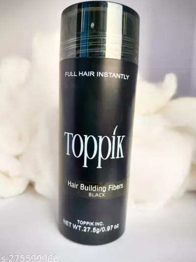 Generic Beauty Salon Toppi 27.5g Keratin Hair Fibers Building Hair Loss Treatment Concealer Hair Fiber Styling Powder Extension :, black