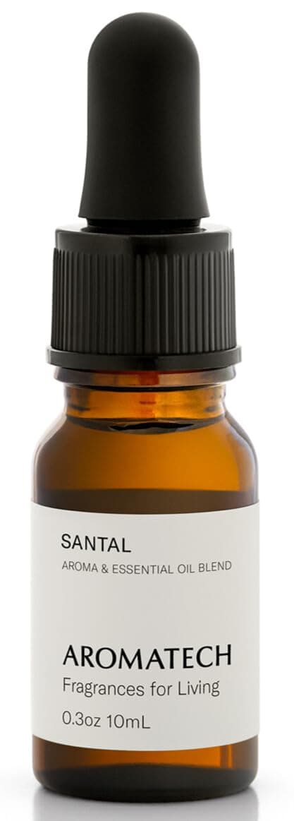 Santal Aroma Essential Oil Blend: Luxury Hotel Inspired Aromatherapy with Amber, Vanilla, Cedar & Sandalwood for Ultrasonic Diffusers (0.33 Fl Oz (Pack of 1))
