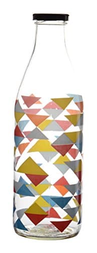 Bataniya Glass Bottle, 1000ml, Set of 1, Transparent