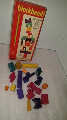 Vintage The Party Game Blockhead! Are You A Blockhead? - 1954 Saalfield