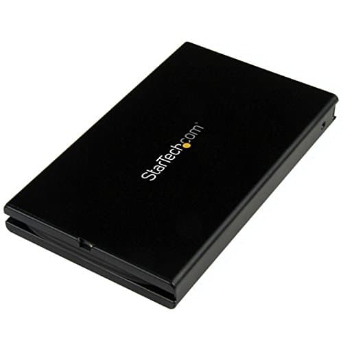 StarTech.com USB 3.1 (10Gbps) 2.5" SATA SSD/HDD Hard Drive Enclosure - USB-C External Hard Drive Enclosure (S251BU31C3CB)