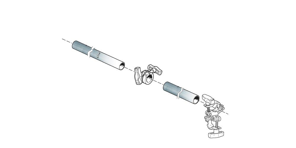 X406TUBE Cross Pole 6000 Tube