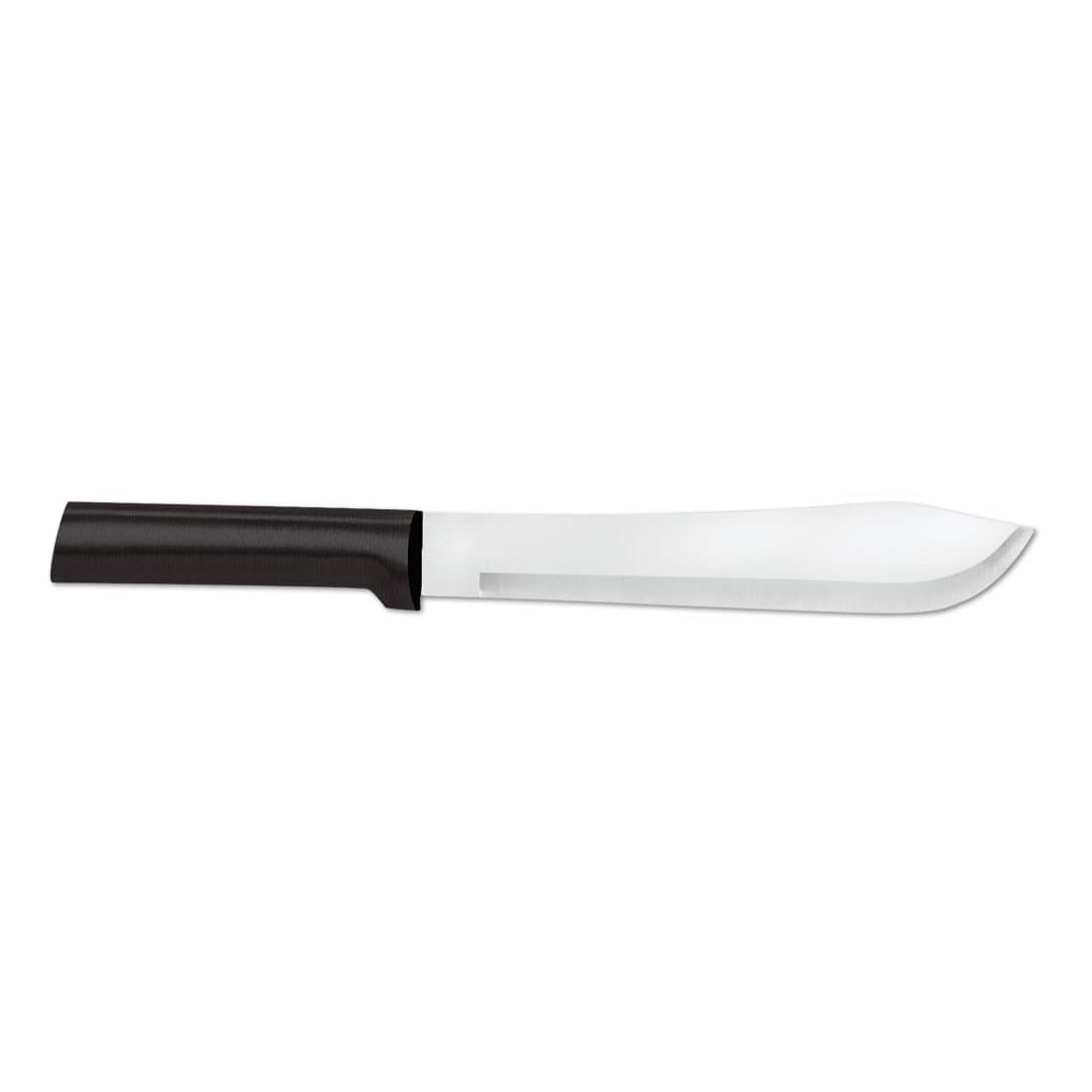 Rada Cutlery Old Fashioned Butcher Knife – Stainless Steel Blade With Stainless Steel Black Resin Handle, 12-1/8 Inches