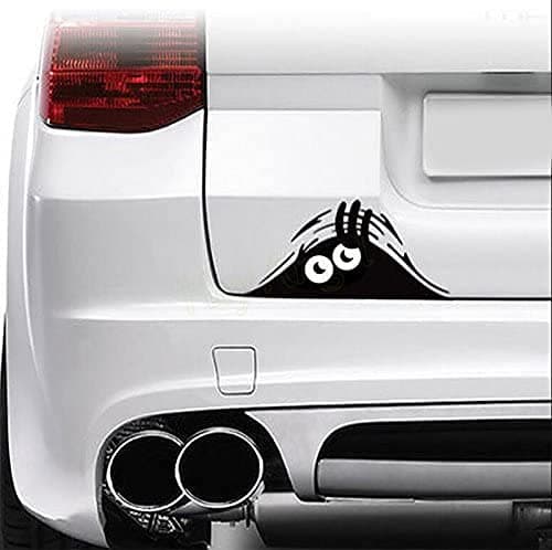 3D Funny Peeking Monster Cartoon Vinyl Car Sticker Badge Emblem Decal