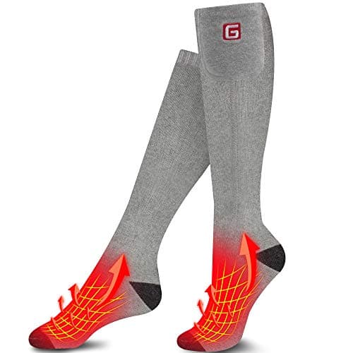 MMlove Rechargeable Battery Heated Socks Electric Heated Socks Hiking Warming Socks