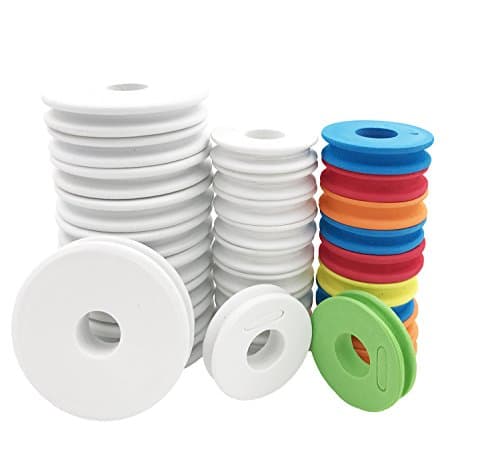 Mimilure Foam Sponge Wrapped Wire Fishing Winding Board Fishing Line Board Spool Fishing Line Accessories Rig Winders