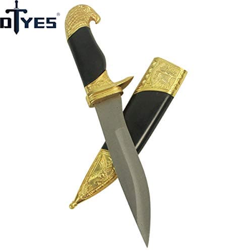 DTYES Beautiful Home Decoration Littlel Sword (Little Eagle Dagger(Gold))