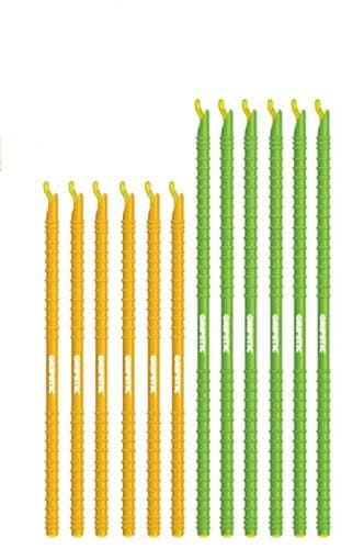 GRIPSTIC Bag Sealer - Reusable Chip Bag Clips. Patented. Airtight & Waterproof Seal on Food Storage Bags, Kids Snacks & More. Near Zero Waste. 12ct Large