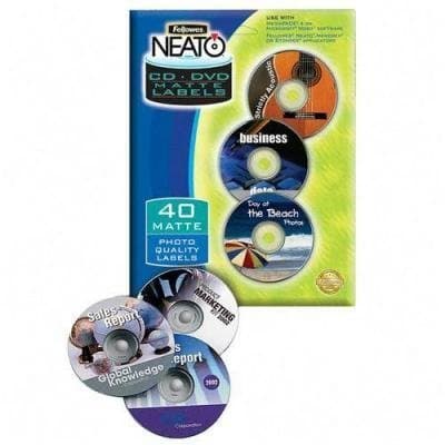 Fellowes CRC99942 NEATO CD Labels (Matte, 40-Count)