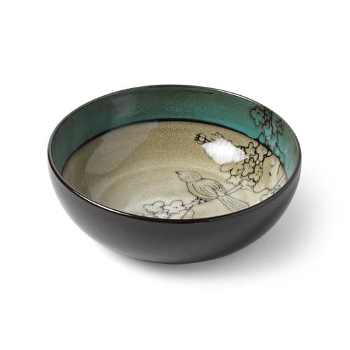 Gourmet Basics Song Bird Round Vegetable Bowl, 1-Quart