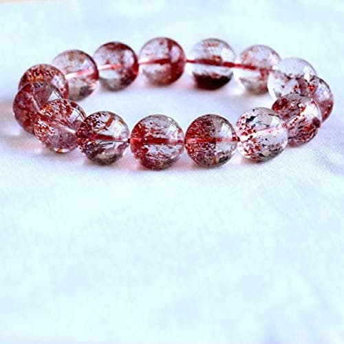 Earth Gems Park Super Fine Quality Gems Jewelry 1 Strands Natural Orange Cornucopia Super 7 Seven Melody Stone ????7 Men's Bracelet Round Big Beads 15mm 05069 Code:- BF-30029