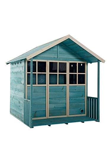 Deckhouse Wooden Playhouse Teal