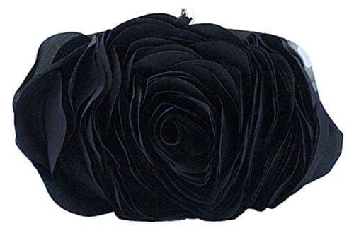 Bywen Womens Rose Pattern Purse Party Clutch Shoulder Bags