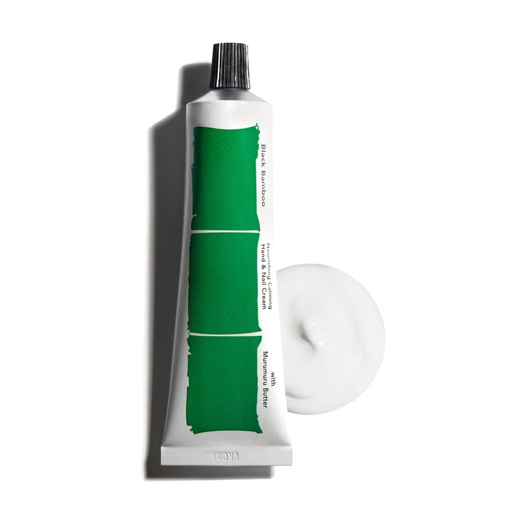 haruharu wonder Black Bamboo Nourishing Calming Hand & Nail Cream, Deep Nourishing, Cracked Hands, Softens Cuticles, Non-Greasy, Murumuru Butter, Vegan, Cruelty-Free, Korean Skincare, 50ml