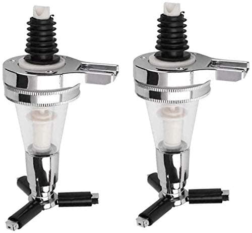 2 Piece Bar Optic Spirit Measure Pub Dispenser Drink Spirit Wine Cocktail Pourer Bar Tool 45ml Liquor Dispenser