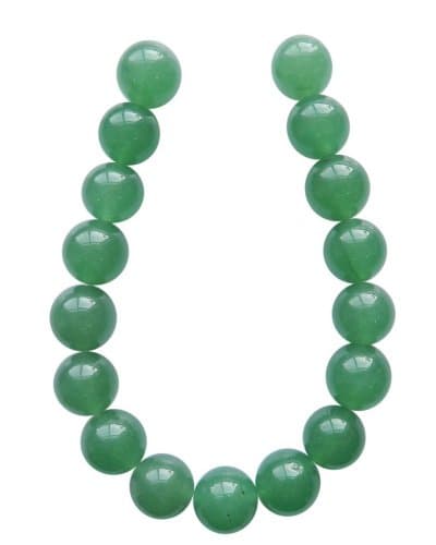 Tennessee Crafts 1138 Semi Precious Dark Green Aventurine Beads, Round, 12mm