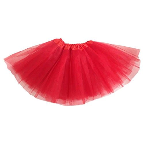 Zac's Alter Ego Lady Girls Women Red Tutu Skirt Fancy Dress Hen Party Halloween