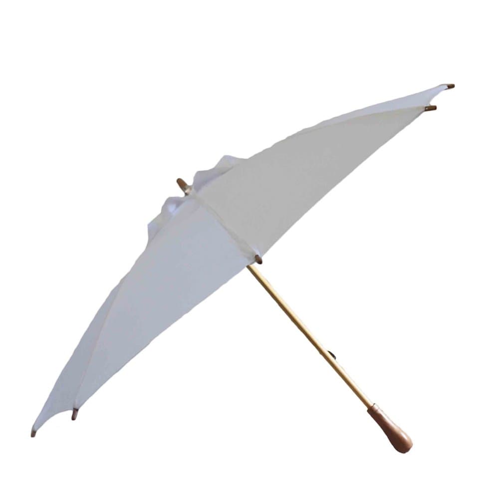Sun Umbrella. #1 Elegant Parasol UV Umbrella UPF 50 : White Duchess.