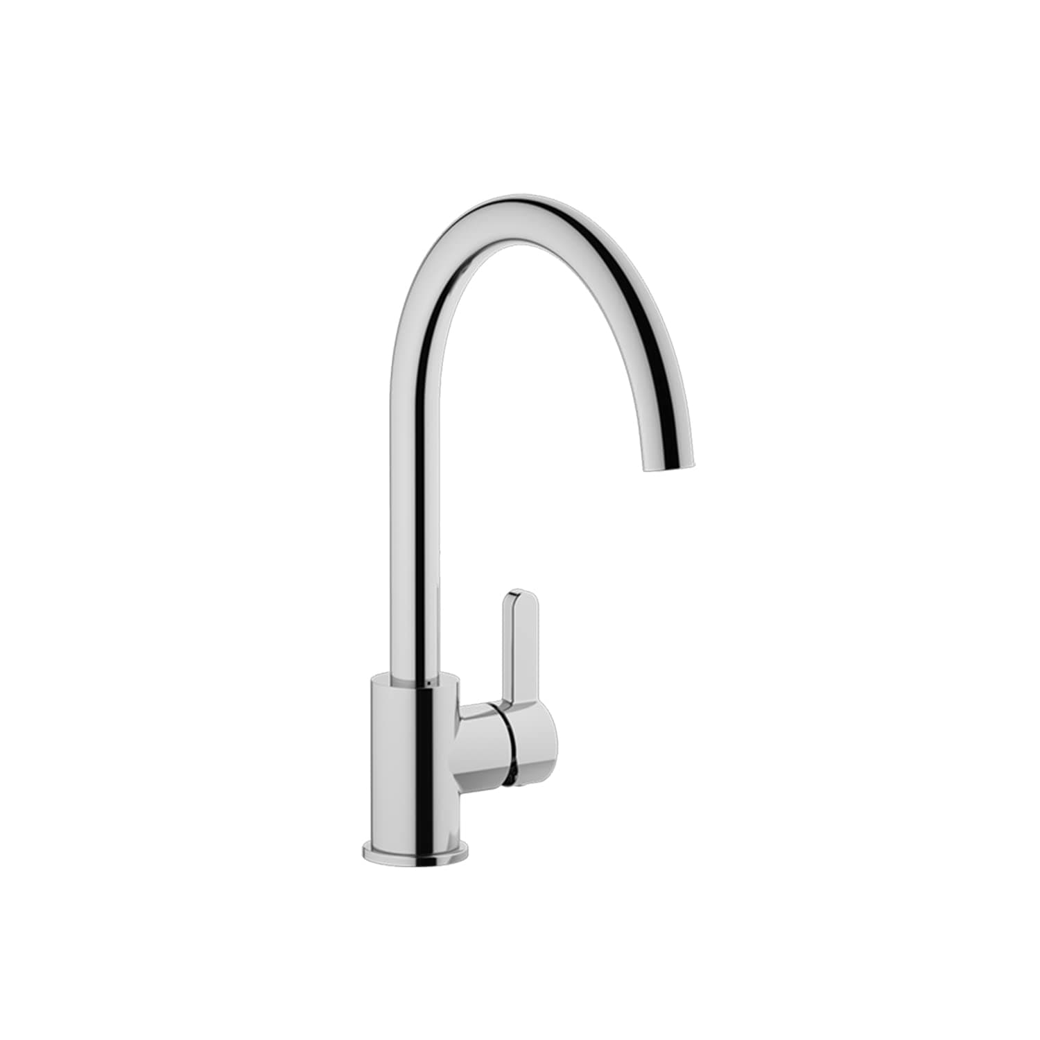 Atom Swivel Kitchen Tap, Brass, Polished Chrome