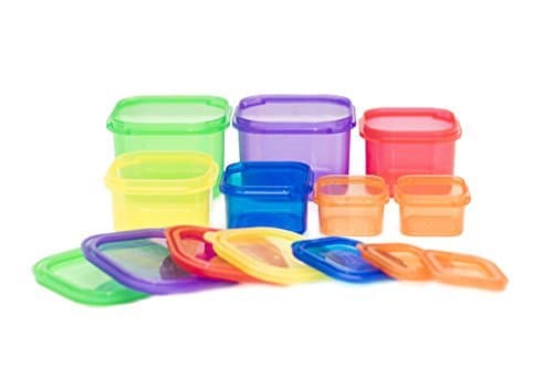 21 Day Portion Control Diet Container Set LABELED Portion Control Set (7 Piece) Autumn Diet Fix Kit + Meal Plan Guide - BPA Free Food Storage Containers Lose Weight by Whisk & Ladle