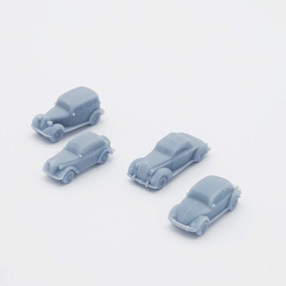 Model Railroad Vintage Classic City Autos Cars Set 1:150 Scale N