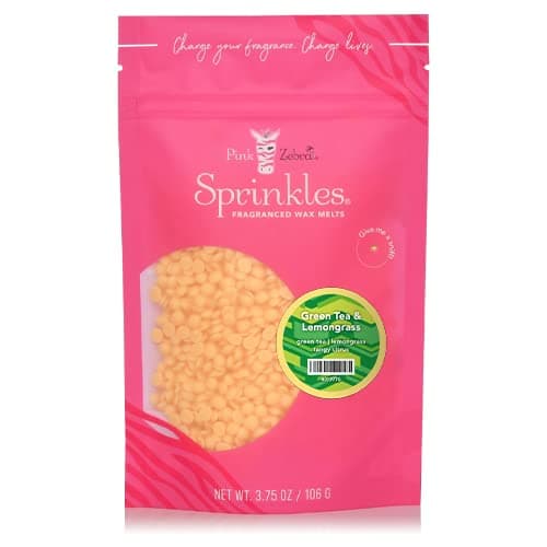 Pink Zebra Scented Sprinkles ~~ Green Tea & Lemongrass