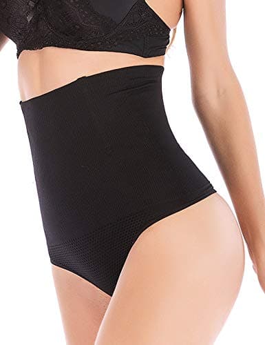 Youloveit Women High/Middle Waist Thong Shapewear Panty Waist Cincher Tummy Control Underwear