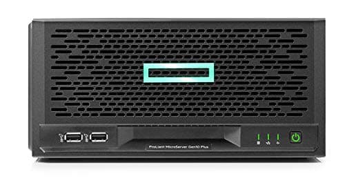 HPE ProLiant MicroServer Gen10 Plus Server with one Intel® Xeon® E-2224 Processor, 16 GB Memory, and 4 Large Form Factor (LFF) Non-hot Plug Drive Bays
