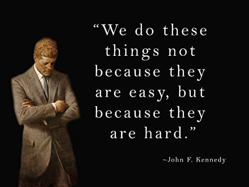US PRESIDENTS President John F Kennedy JFK Motivational Quote Poster 24x36 (JFK6)