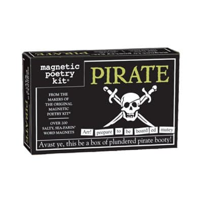 Magnetic Poetry Kit: Pirate , 4.75" X 3" X 1.25"