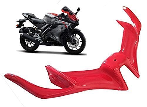 Grandbiker Motorcycle Front Fairing Aerodynamic Winglet 2.0 for R15 V3 (Black)