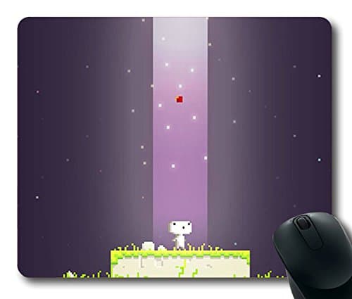 Hot Sale Custom Gaming Mouse Pad with Amazing Fez Wallpaper Non-Slip Neoprene Rubber Standard Size 9 Inch(220mm) X 7 Inch(180mm) X 1/8 Inch(3mm) Comfortable Computer Mouse Mat