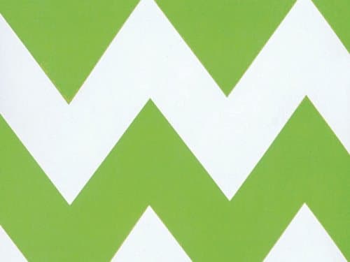 Chevron Apple Green Gift Wrap Flat Sheet 24" X 6' - Holiday Gift Wrapping Paper