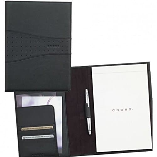 Cross Padfolio with Pen -Black Pebbled Leather AC245-1