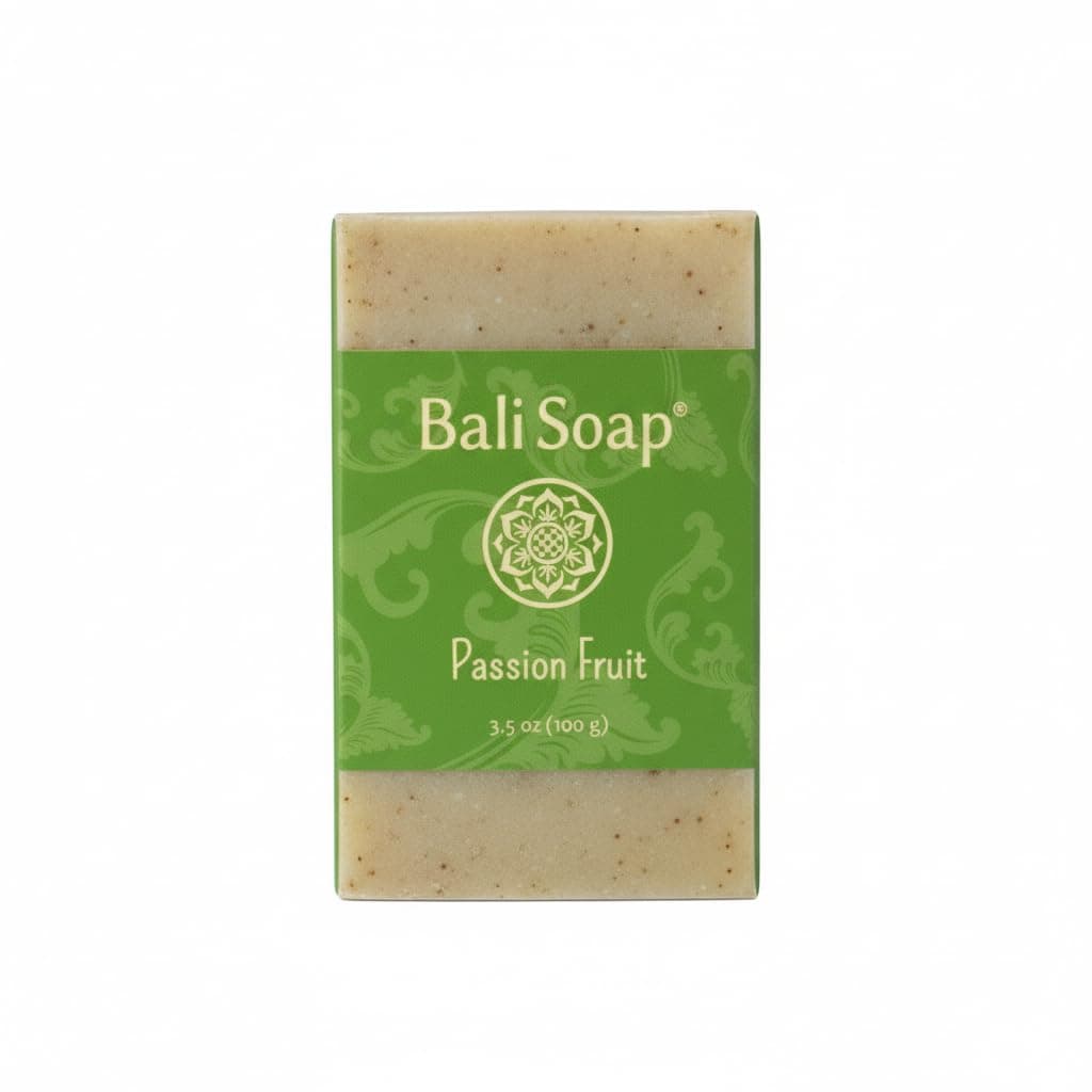 Bali Soap - Natural Soap Bar, Face or Body Soap, Best for All Skin Types, For Women, Men & Teens, 3.5 Ounce, Passion Fruit