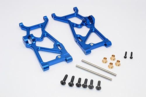 GPM RACING Team Losi Mini 8ight-T Truggy Aluminum Front Suspension Arm - 1Pr Set Blue