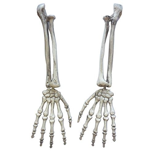 One Pair Halloween Plastic Skeleton Arm Life Size Halloween Props