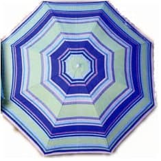 Island Shade Clamp-On Umbrella in Multi-Color Stripes
