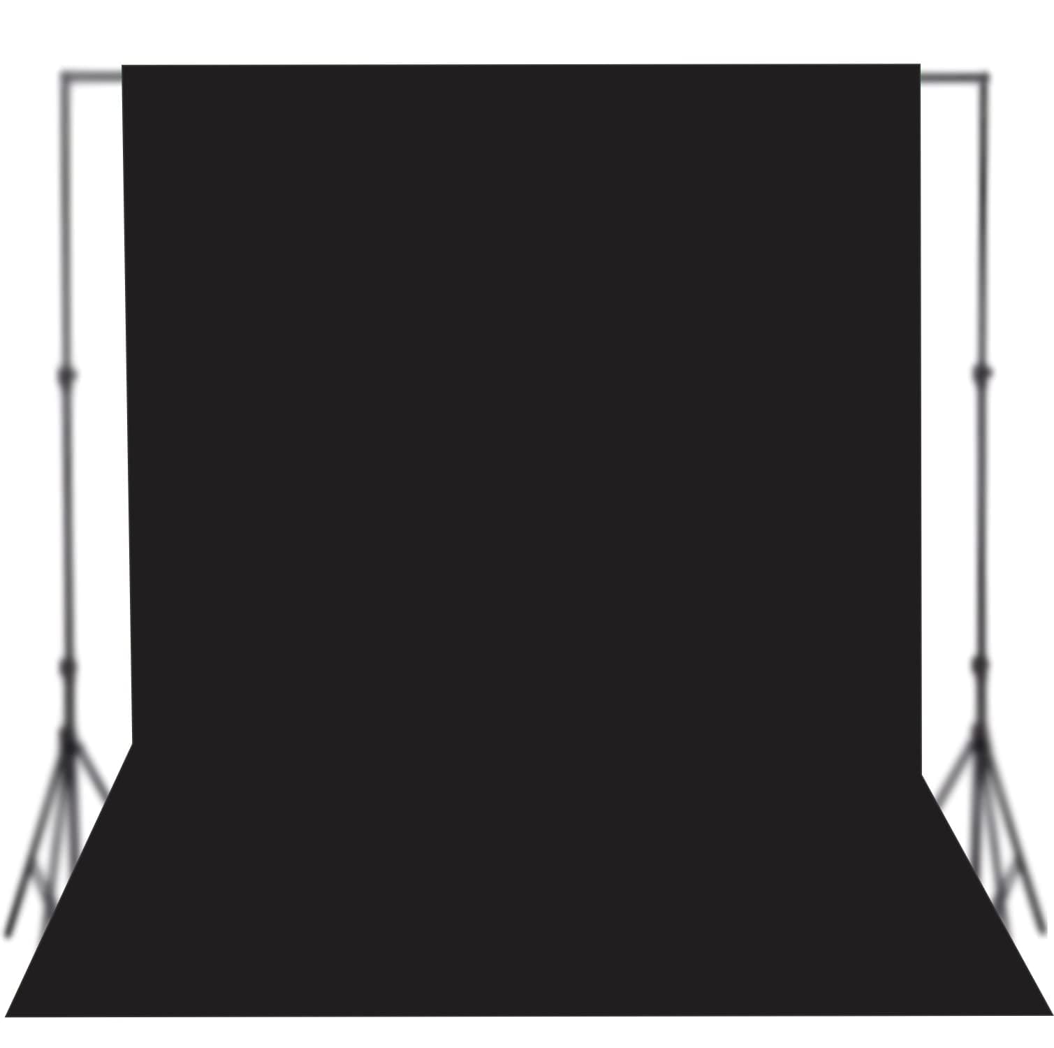 Boltove® 8FTX14FT Black Backdrop Background Rod Pocket for Photography Backdrop,Photoshoot Background,Video production, Home Decoration,Weddings, Narties, Newborns, Product photography, Screen Video