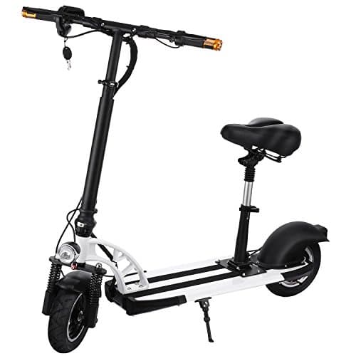 evokem Adult Electric Scooter with Seat, 36V Lightweight Foldable E-Scooter for Boys/Girls/Adults
