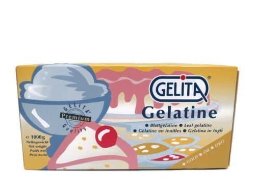 Gelita Gold Strength Leaf Gelatin - 500 Sheets/2.2 Pounds by Gelita