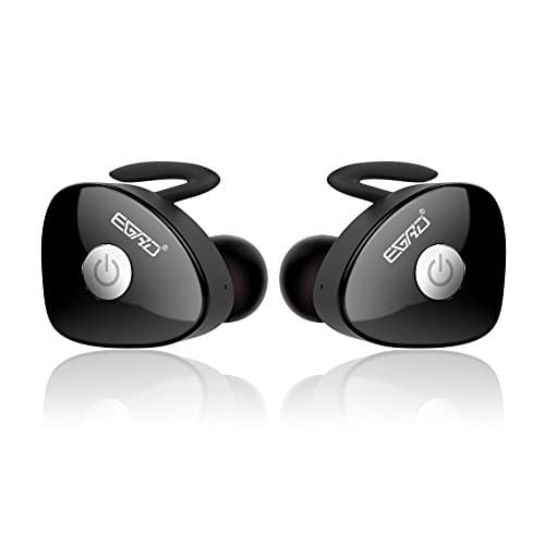EGRD Cordfree Bluetooth Earphones, Mini Invisible Truly Wireless Bluetooth Sports Headphones Earbuds,2 Working Modes-Dual Ear Mode/Single Ear Mode,Sweatproof Fitness Earphones with Mic