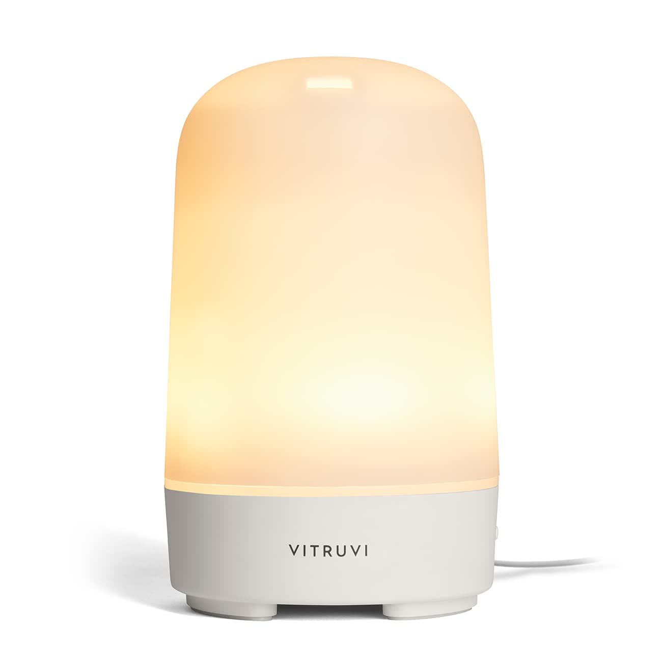 Glow Diffuser, Ultrasonic Essential Oil Diffuser | Oil Diffuser Essential Oils, Aromatherapy Diffuser | Diffusers for Home, Kids Room Diffuser, Room Decor (100 ml) White