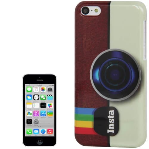 Product Ace Made for iPhone 5C Cases To Fit Your Lifestyle. Choose Your Favorite Material, Design, & Style (Insta Camera Pattern Plastic Case for iPhone 5C)