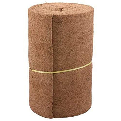 Amasstu Coco Liner Bulk Roll, 24" Wide X 33" Long Roll Natural Coconut Fiber Base Liner - Bulk Roll Basket Liners for…