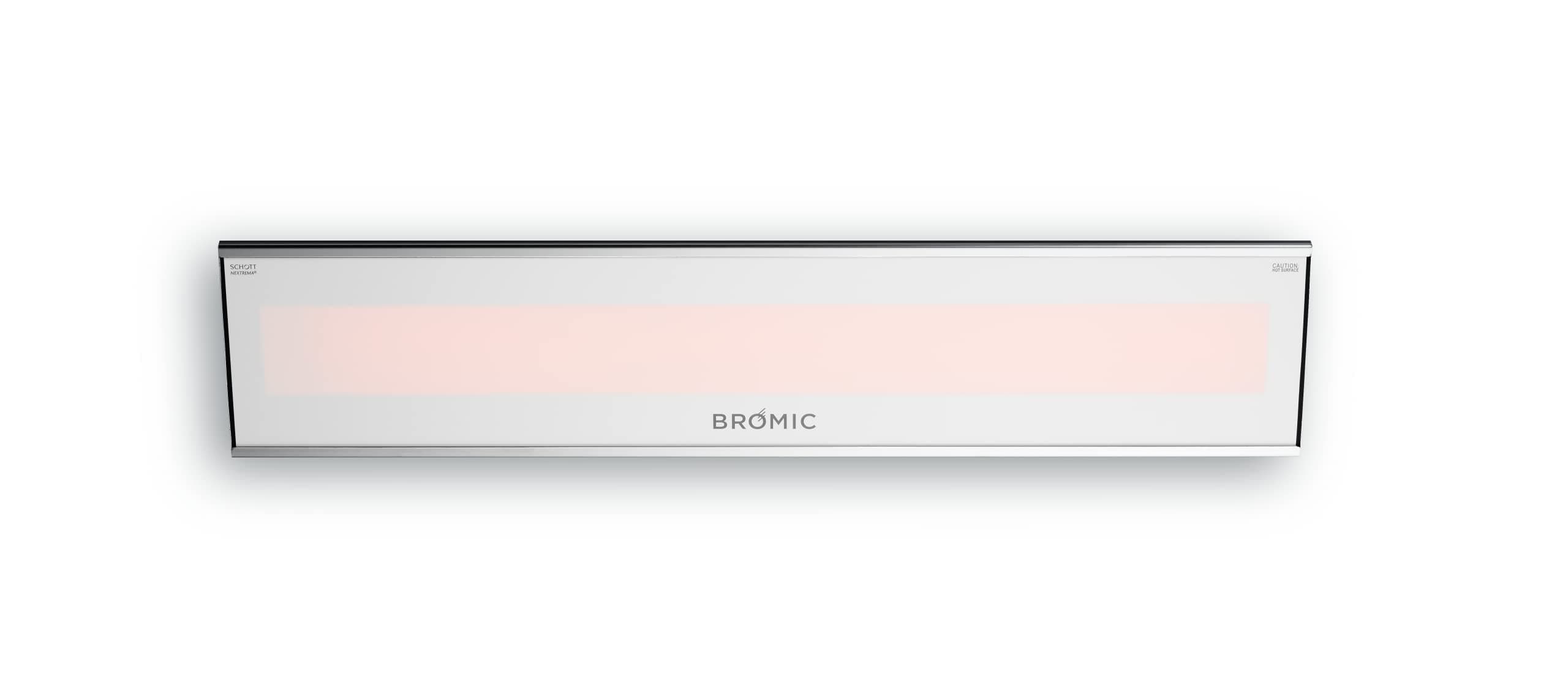 Bromic Platinum Smart Heat 2300W Electric Patio Heater - Radiant Infrared, 220V-240V, White Finish - BH0320007