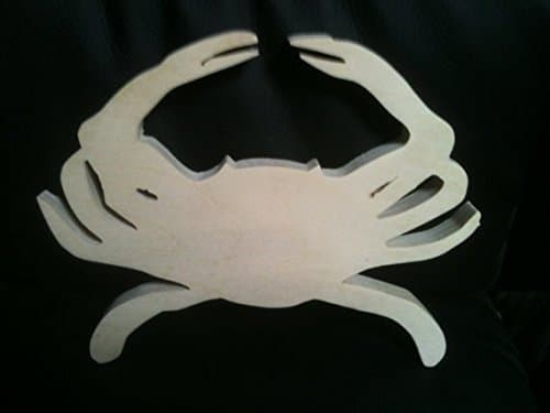 Fine Crafts 1746WAL Wooden Handmade Crab Wall Hanging