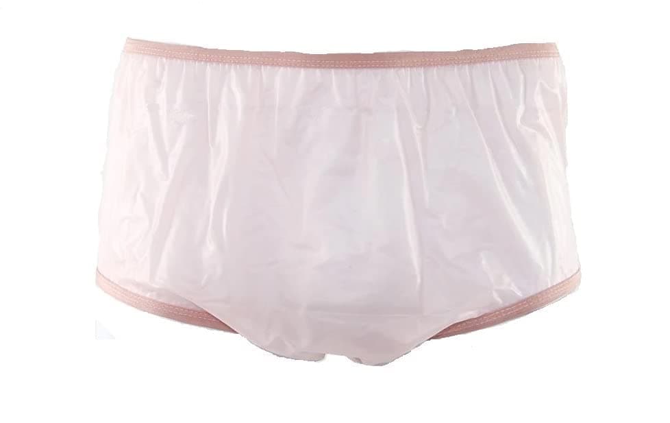 KINS Vinyl Lowrider Adult Plastic Pants Diaper Cover Pink (X-Large)