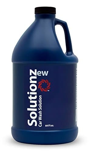 New Solutionz Car Wash Solution - Low Suds! Concentrated Professional Grade Car Wash Soap and Shampoo, pH Neutral Formula for Safe, Streak Free Cleaning - Safe on All Automotive Paints (64 oz)