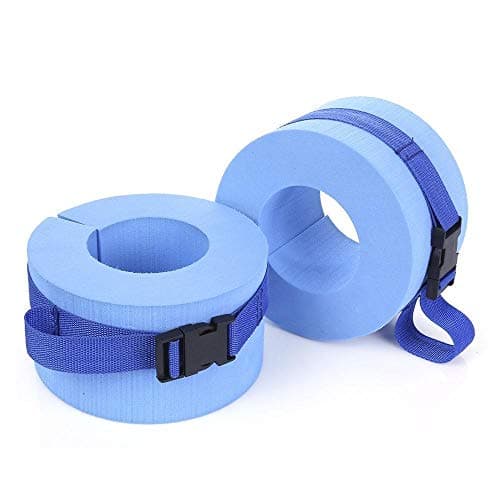 Swim Arm Band Set,Swim Belt,Kids Float Discs,EVA Foam Swim Aquatic Cuffs,Ankles Arms Belts with Quick Release Buckle for Swim Fitness Training,2pcs